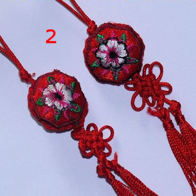 刺繍携帯ストラップ