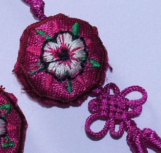 刺繍携帯ストラップ