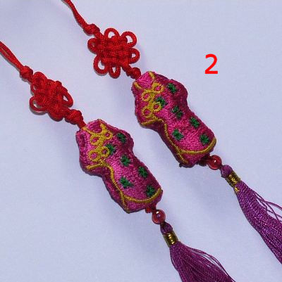 刺繍携帯ストラップ