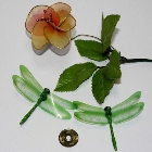 手工芸トンボ（蜻蛉）（Sサイズ）・「部屋インテリア小物」・中国雑貨