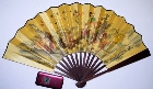 中国伝統柄　漢詩書画 扇子