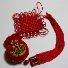 中華風結びつるし飾り　中国雑貨　西安民芸品